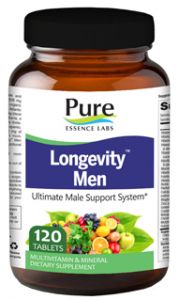 Pure Essence Labs, Longevity, Anti-Aging Multiple, Men's Formula, 120 Tablets
