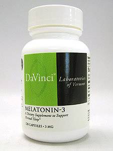 Davinci Labs, MELATONIN-3 3 MG 120 CAPS