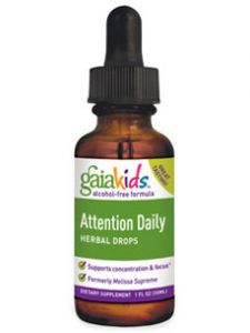 Gaia Herbs, KIDS ATTENTION DAILY HERB. DROPS 2 FL OZ 