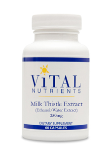 Vital Nutrients, MILK THISTLE EXTRACT 250MG 60CAPS