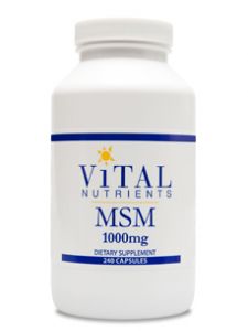 Vital Nutrients, MSM 1000 MG 240 CAPS