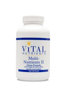 Vital Nutrients, MULTI-NUTRIENTS II CITRATE FORM 180 CAPS