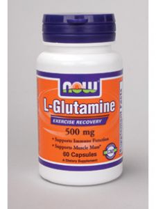Now Foods, L-GLUTAMINE 500 MG 60 CAPS
