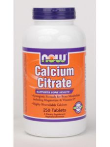 Now Foods, CALCIUM CITRATE 250 TABS