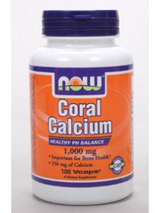 Now Foods, CORAL CALCIUM 1000 MG 100 VCAPS
