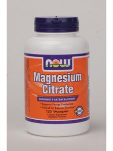 Now Foods, MAGNESIUM CITRATE 120 VCAPS