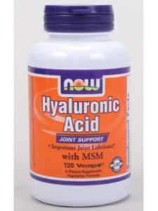 Now Foods, HYALURONIC ACID WITH MSM 120 VCAPS