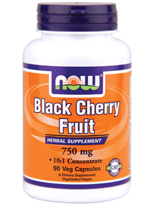 Now Foods, BLACK CHERRY FRUIT 750 MG 90 VCAPS
