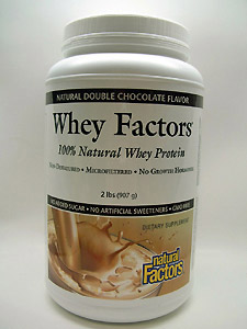 Natural Factors, WHEY FACTORS POWDER MIX CHOCOLATE 2LBS