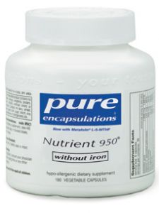 Pure Encapsulations, NUTRIENT 950® W/O IRON 180 VCAPS 