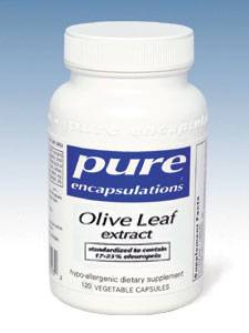 Pure Encapsulations, OLIVE LEAF EXTRACT 120 VCAPS