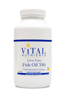 Vital Nutrients, ULTRA PURE FISH OIL 350 200 GELS