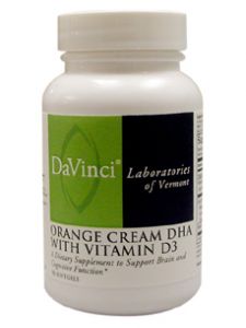 Davinci Labs, ORANGE CREAM DHA W/ VITAMIN D3 90 GELS