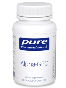 Pure Encapsulations, ALPHA-GPC 60 CAPS