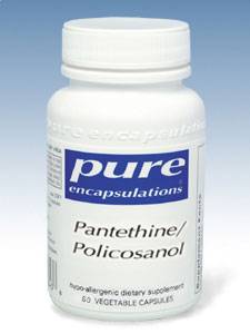 Pure Encapsulations, PANTETHINE/POLICOSANOL 120 VCAPS