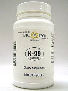 Bio-Tech, K-99™ GLUCONATE 100 CAPS
