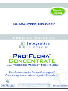 Integrative Therapeutics, PROBIOTIC PEARLS PRO-FLORA CON 30 CAPS