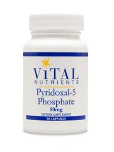 Vital Nutrients, PYRIDOXAL 5 PHOSPHATE 50 MG 90 CAPS