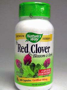 Nature's Way, RED CLOVER BLOSSOMS 100 CAPS