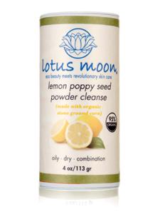 Lotus Moon, LEMON POPPY SEED POWDER CLEANSE 4OZ