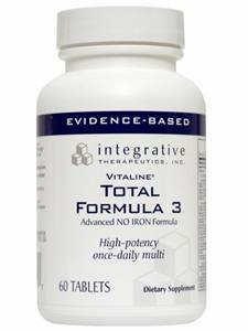 Integrative Therapeutics, TOTAL FORMULA 3 NO IRON FORMULA 60 TABS