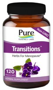 Pure Essence Labs, Transitions, Herbs for Menopause, 120 Veggie Caps