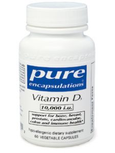 Pure Encapsulations, VITAMIN D3 10,000 IU 60 VCAPS