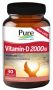 Pure Essence Labs, Vitamin-D, 2000 IU, 30 Veggie Caps