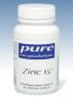 Pure Encapsulations, ZINC 15 180 VCAPS