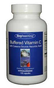 АРГ Buffered Vitamin C Cassava Source 120 Vegetarian Caps