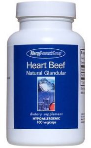 ARG Heart Beef Natural Glandular 100 Capsules