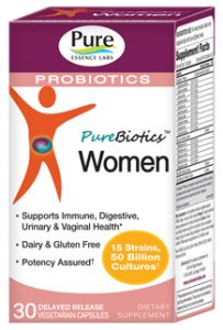 Pure Essence Labs, PureBiotics™ Women, 30 DR Caps